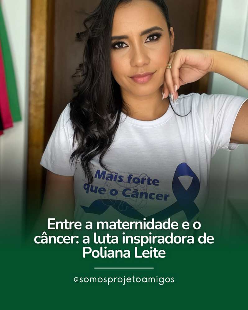 Poliana Silva de Oliveira Leite, 38 anos, realizou seu maior sonho ao se tornar mãe após tentativas frustradas e fertilização in vitro. Mas, quando seu filho tinha apenas dois meses, enfrentou um novo desafio: o diagnóstico de câncer de intestino. Antes disso, passou meses sofrendo com sintomas ignorados, como sangue nas fezes e dores intensas, até que uma hemorragia a levou a um proctologista, que rapidamente identificou o tumor. A colonoscopia confirmou: 80% do intestino estava obstruído.
