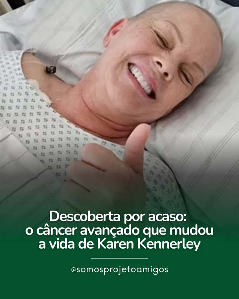 Karen Kennerley, de 57 anos, descobriu um câncer de intestino em estágio avançado de forma inesperada. A inglesa de Lancashire começou a sentir um cansaço extremo em dezembro de 2022, mas acreditava que era apenas reflexo da rotina intensa como professora e mãe de dois filhos. Após um exame de sangue, o primeiro médico atribuiu os sintomas à falta de ferro, mas um segundo profissional pediu uma colonoscopia — e foi aí que a verdade veio à tona.