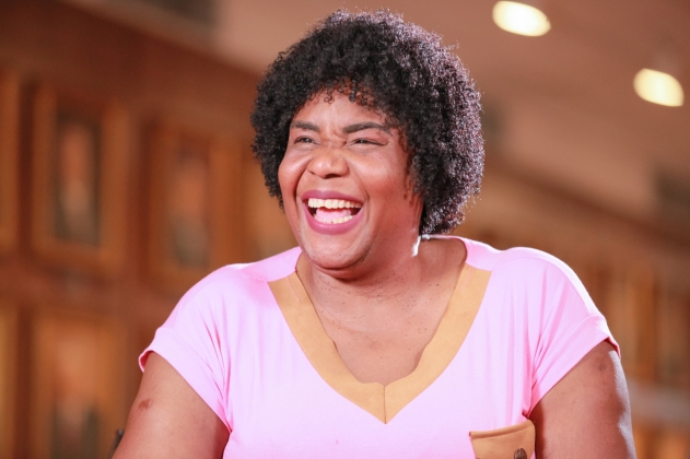 Guerline Paul Joseph, profissional da limpeza.